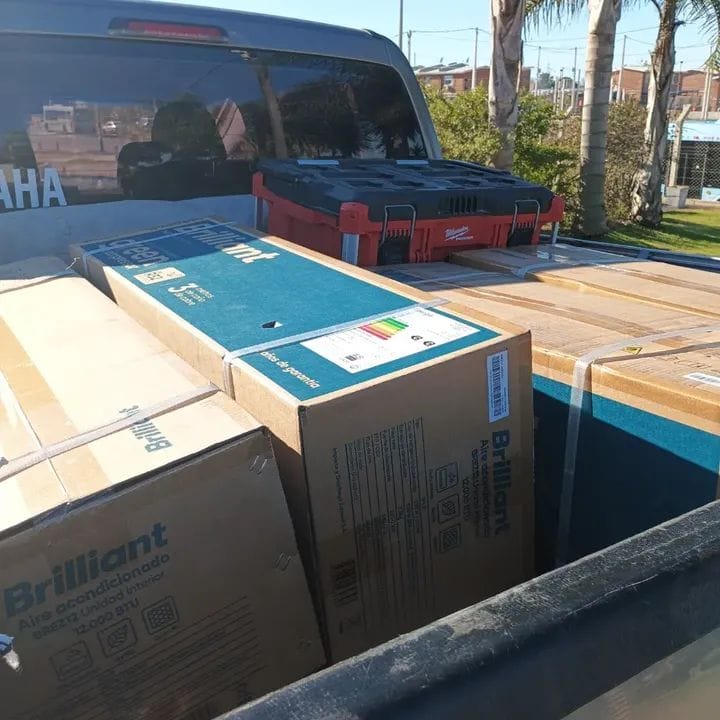 Equipos de aire acondicionado listos para instalación